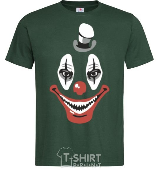Мужская футболка scary clown Темно-зеленый фото