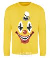 Sweatshirt scary clown yellow фото