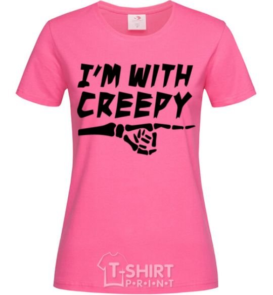 Women's T-shirt i'm with creepy heliconia фото
