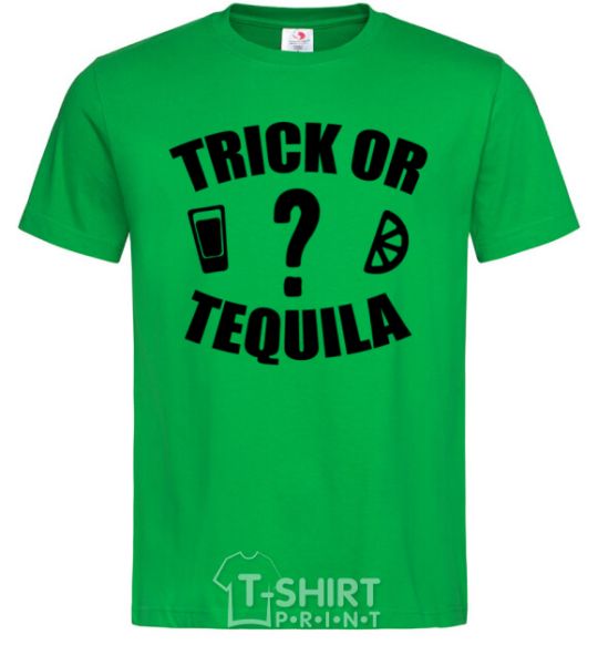 Men's T-Shirt trick or tequila kelly-green фото