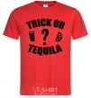 Men's T-Shirt trick or tequila red фото