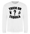 Свитшот trick or tequila Белый фото