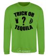 Sweatshirt trick or tequila orchid-green фото