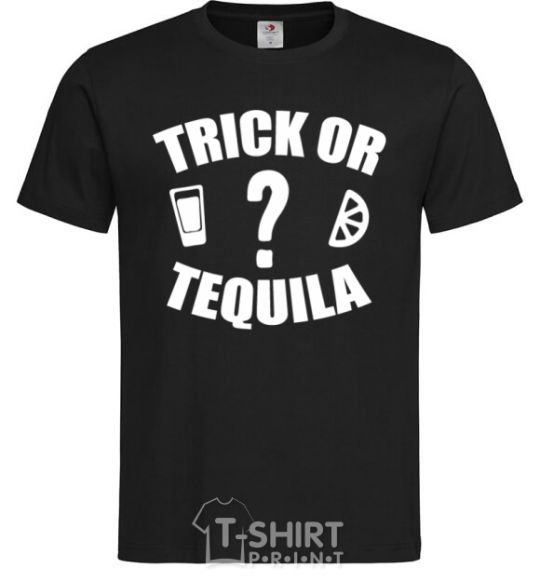 Men's T-Shirt trick or tequila black фото