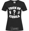 Women's T-shirt trick or tequila black фото