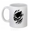 Ceramic mug Skull exclusive White фото