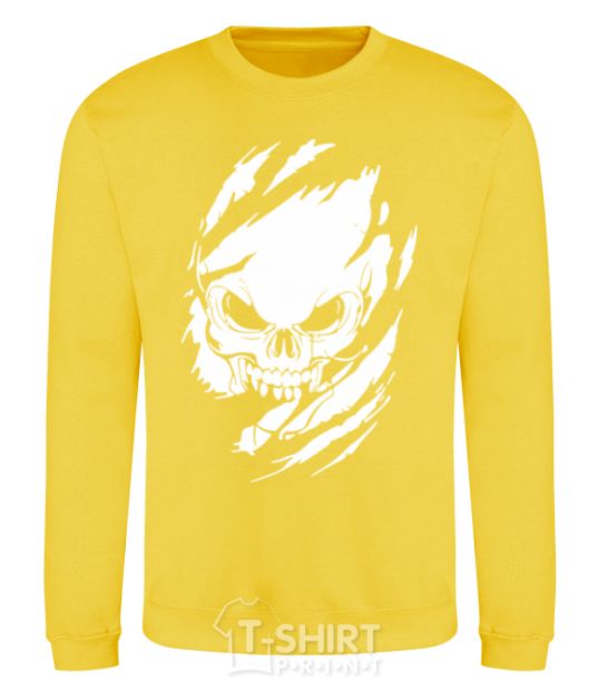 Sweatshirt Skull exclusive yellow фото