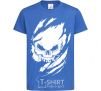 Kids T-shirt Skull exclusive royal-blue фото