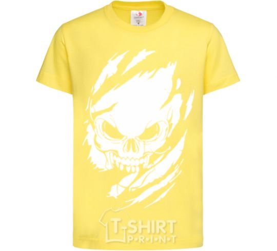 Kids T-shirt Skull exclusive cornsilk фото