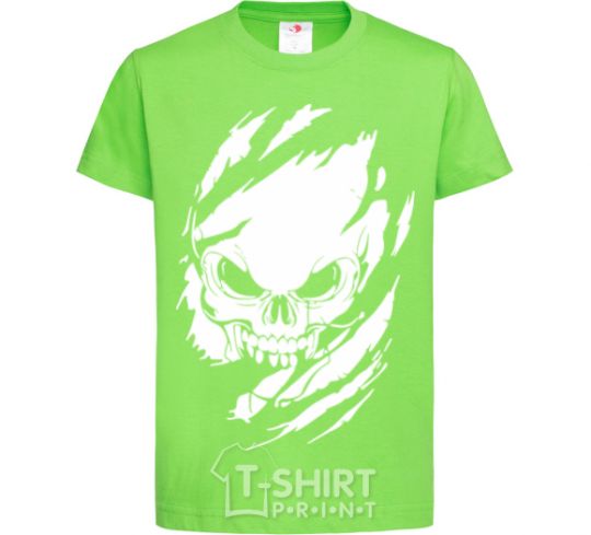 Kids T-shirt Skull exclusive orchid-green фото