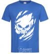 Men's T-Shirt Skull exclusive royal-blue фото