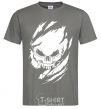 Men's T-Shirt Skull exclusive dark-grey фото