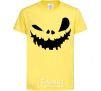 Kids T-shirt scary smile cornsilk фото
