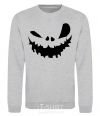 Sweatshirt scary smile sport-grey фото