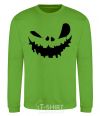 Sweatshirt scary smile orchid-green фото