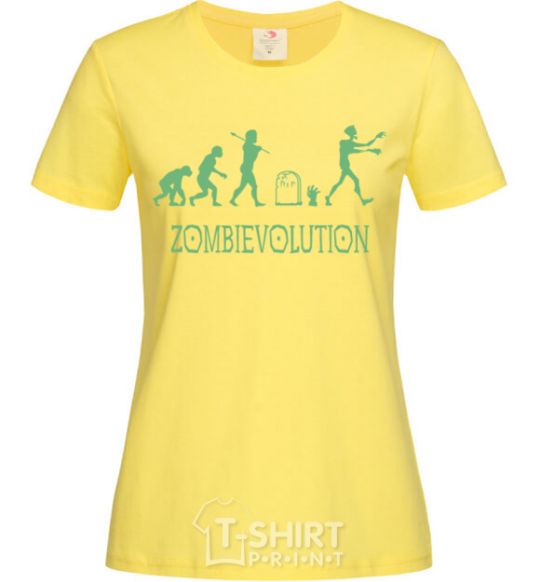 Women's T-shirt zombievolution cornsilk фото