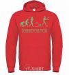 Men`s hoodie zombievolution bright-red фото