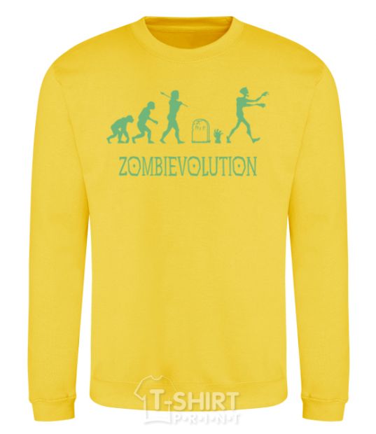 Sweatshirt zombievolution yellow фото