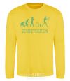 Sweatshirt zombievolution yellow фото