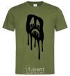 Men's T-Shirt Scream face millennial-khaki фото