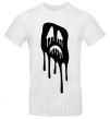Men's T-Shirt Scream face White фото