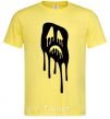 Мужская футболка Scream face Лимонный фото