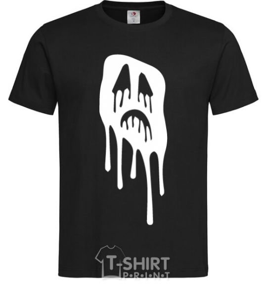 Men's T-Shirt Scream face black фото