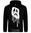 Men`s hoodie Scream face black фото