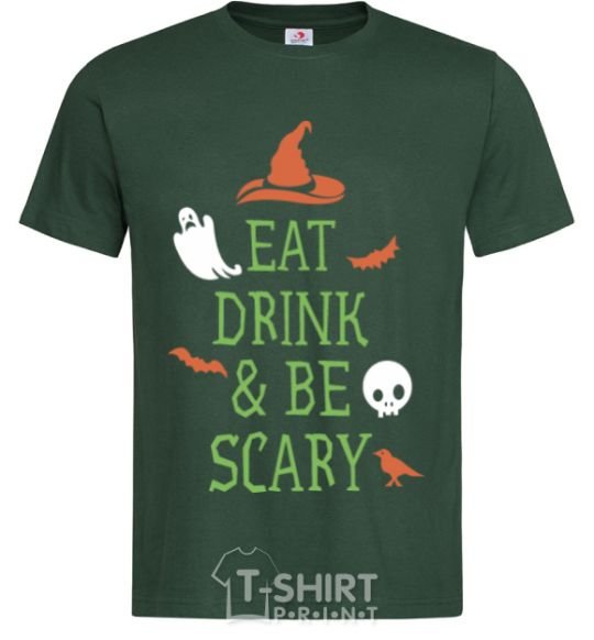 Men's T-Shirt eat drink bottle-green фото