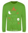 Sweatshirt eat drink orchid-green фото