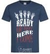 Men's T-Shirt ready or not here i come navy-blue фото