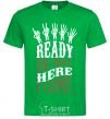 Men's T-Shirt ready or not here i come kelly-green фото