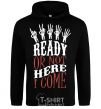 Men`s hoodie ready or not here i come black фото