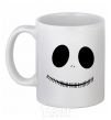 Ceramic mug Jack's face White фото