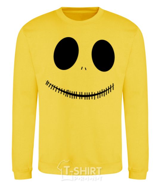 Sweatshirt Jack's face yellow фото