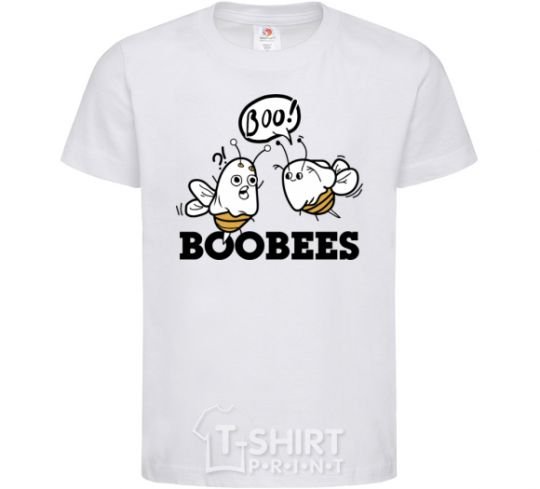 Детская футболка boobees Белый фото