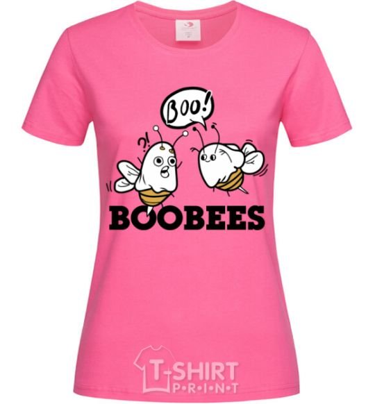 Женская футболка boobees Ярко-розовый фото
