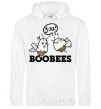 Men`s hoodie boobees White фото