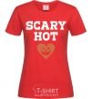 Women's T-shirt Scary hot red фото