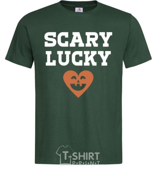 Men's T-Shirt Scary lucky bottle-green фото