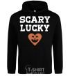 Men`s hoodie Scary lucky black фото