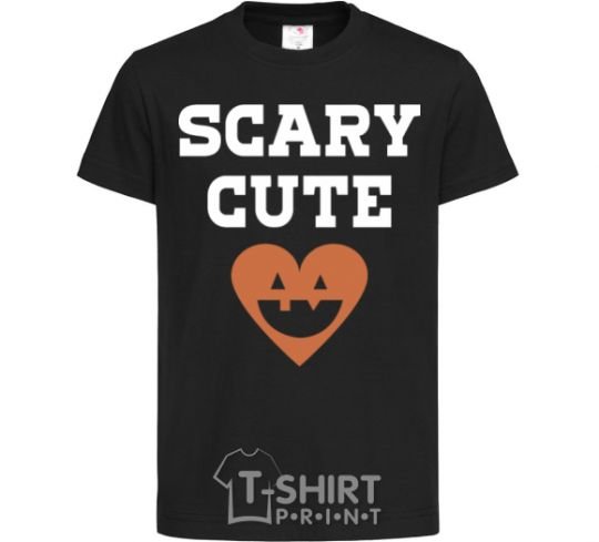 Kids T-shirt Scary cute black фото