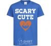 Kids T-shirt Scary cute royal-blue фото