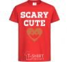 Kids T-shirt Scary cute red фото