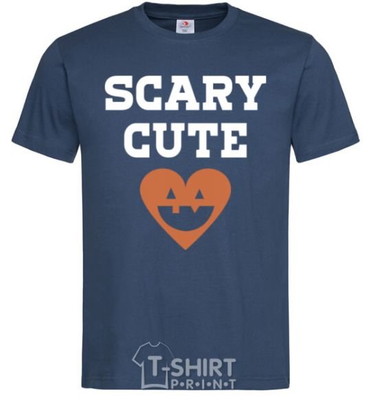 Men's T-Shirt Scary cute navy-blue фото