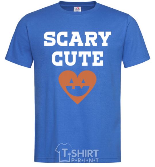 Men's T-Shirt Scary cute royal-blue фото