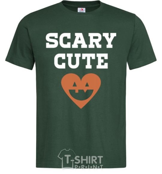 Men's T-Shirt Scary cute bottle-green фото