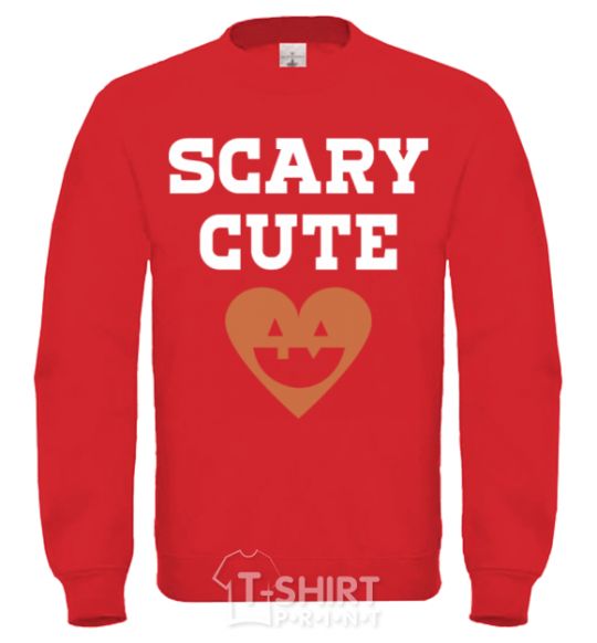 Sweatshirt Scary cute yellow фото