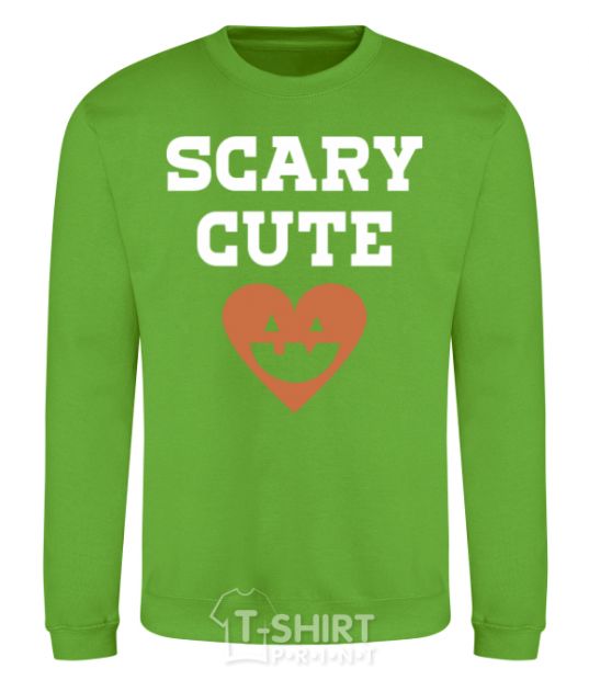 Sweatshirt Scary cute orchid-green фото