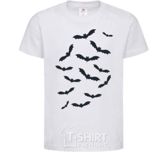 Kids T-shirt bats White фото